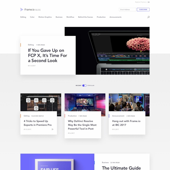 Blog Home