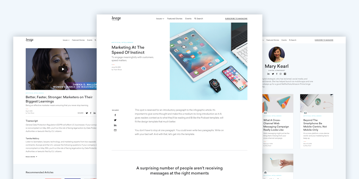 Braze UI 2