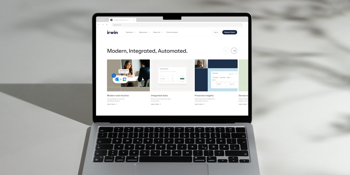 Irwin Mockup UI 1