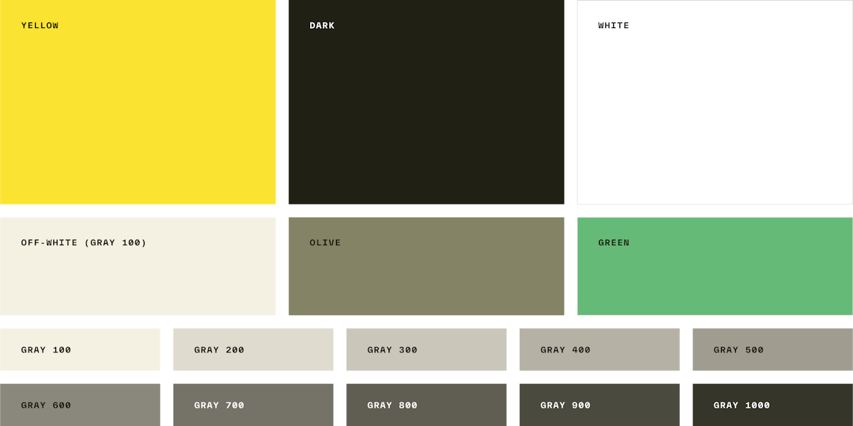 Speakeasy Color Palette