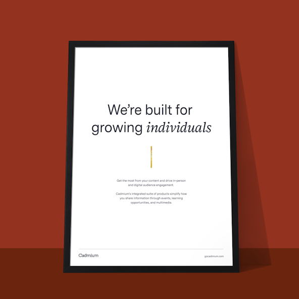Cadmium framedposter