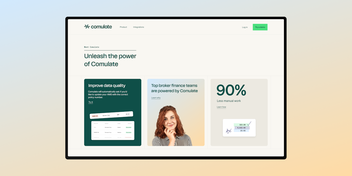 Comulate2 Mockups