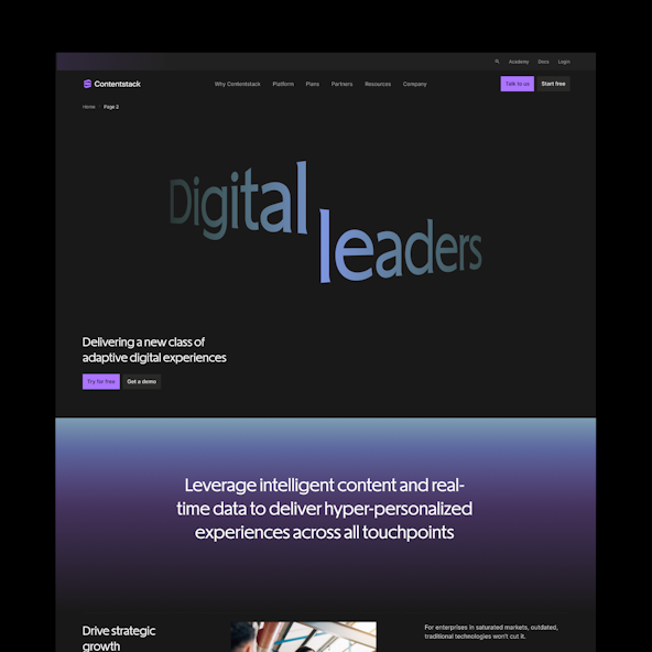 Contentstack digitalleaders