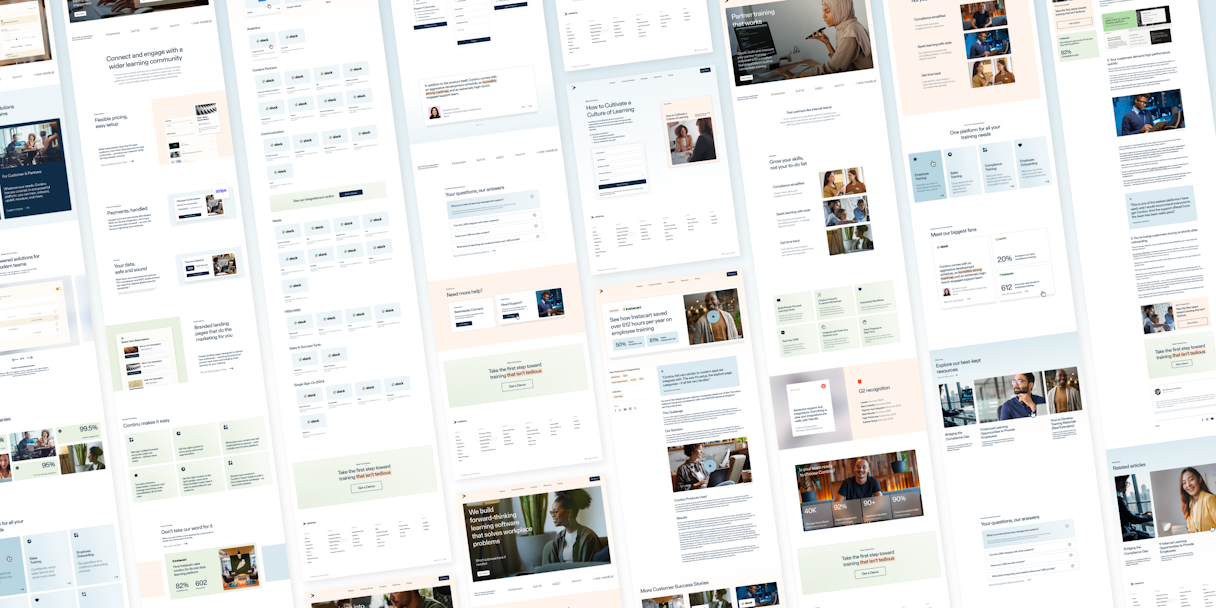 Continu pagegrid