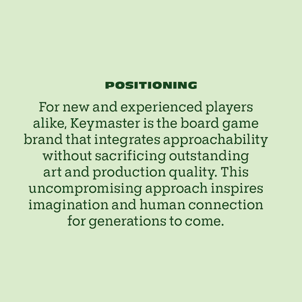 Key positioning
