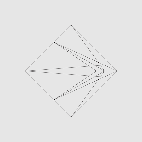How the LaunchDarkly mark with built from shapes