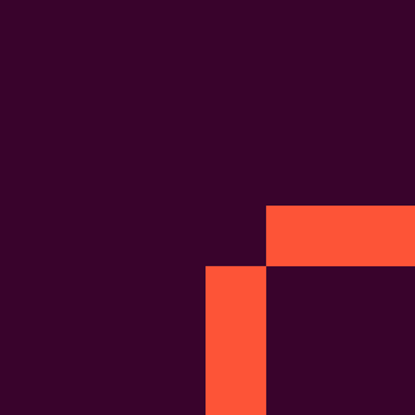 The Rows mark: a lowercase "r" formed out of horizontal and vertical bar.