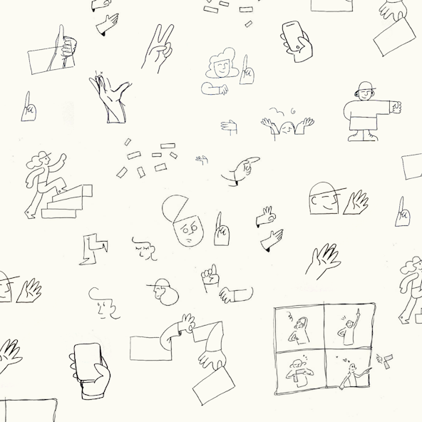 Early illustration sketches